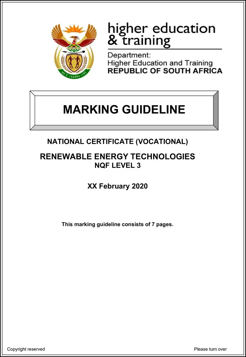 Nc2650 Renewable Energy Technologies L3 Memo Feb 2020