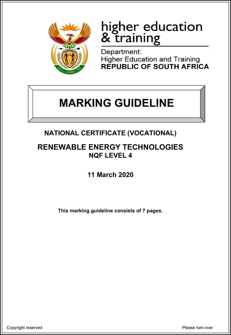 Nc2660 Renewable Enrgy Technologoies L4 Memo Supp 2020