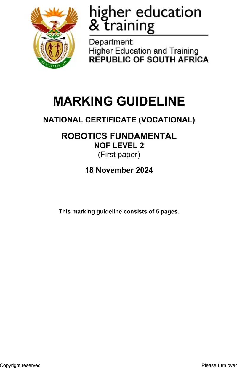 Nc2740 Robotics Fundamental L2 P1 Memo Nov 2024