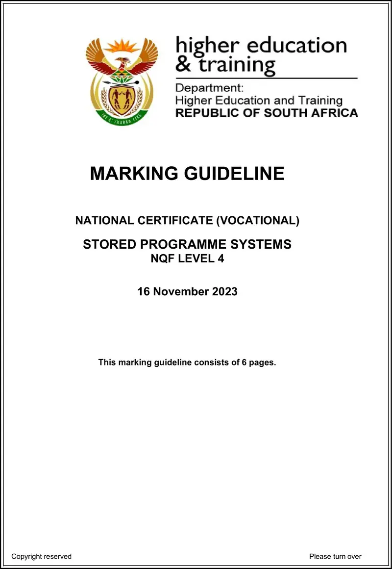 Nc2760 Stored Programme Systems L4 Memo Nov 2023