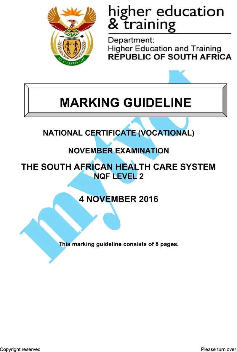 Nc2820 The Sa Health Care Systems L2 Memo Nov 2016