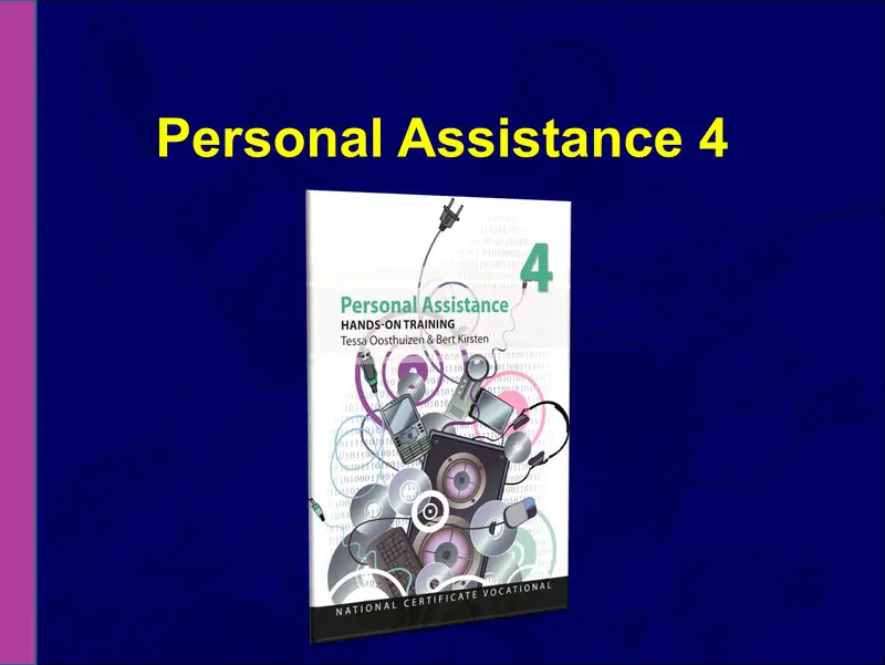 Personal Assistance Module 2 L4 Sg cover