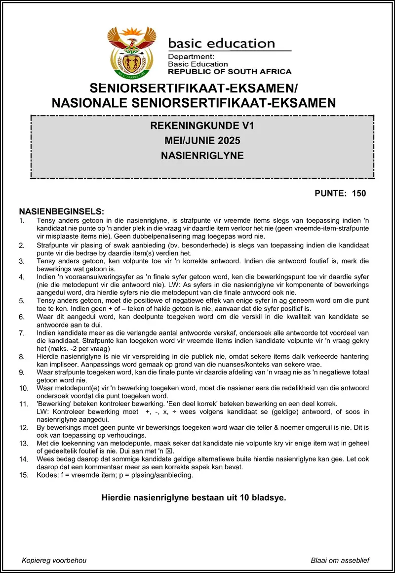 Accounting P1 May June 2025 Mg Afr Gr12