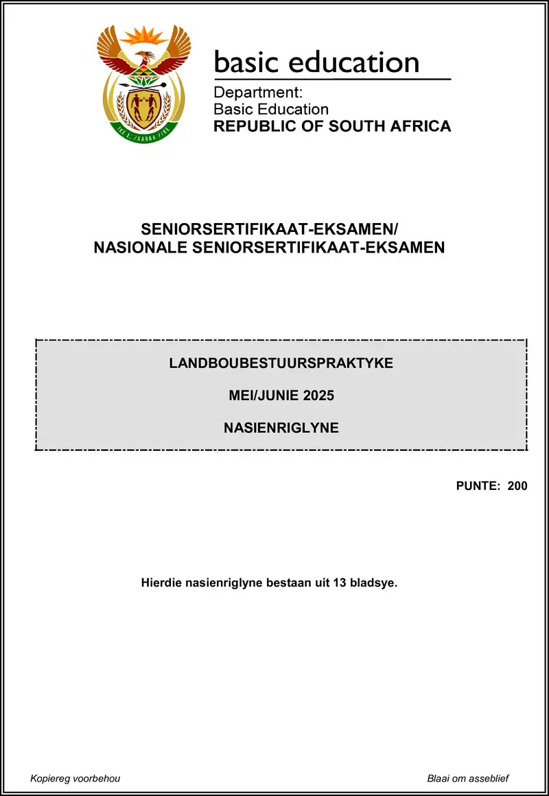 Agricultural Management Practices May June 2025 Mg Afr Gr12