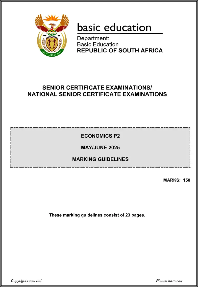 Economics P2 May June 2025 Mg Eng Gr12