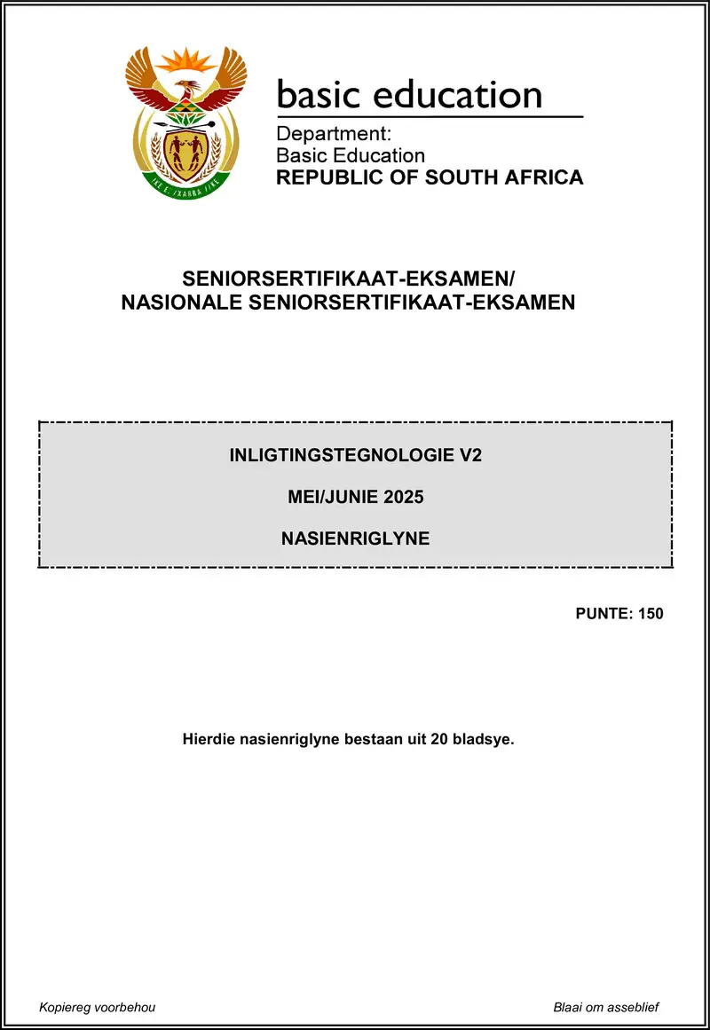 Information Technology P2 May June 2025 Mg Afr Gr12