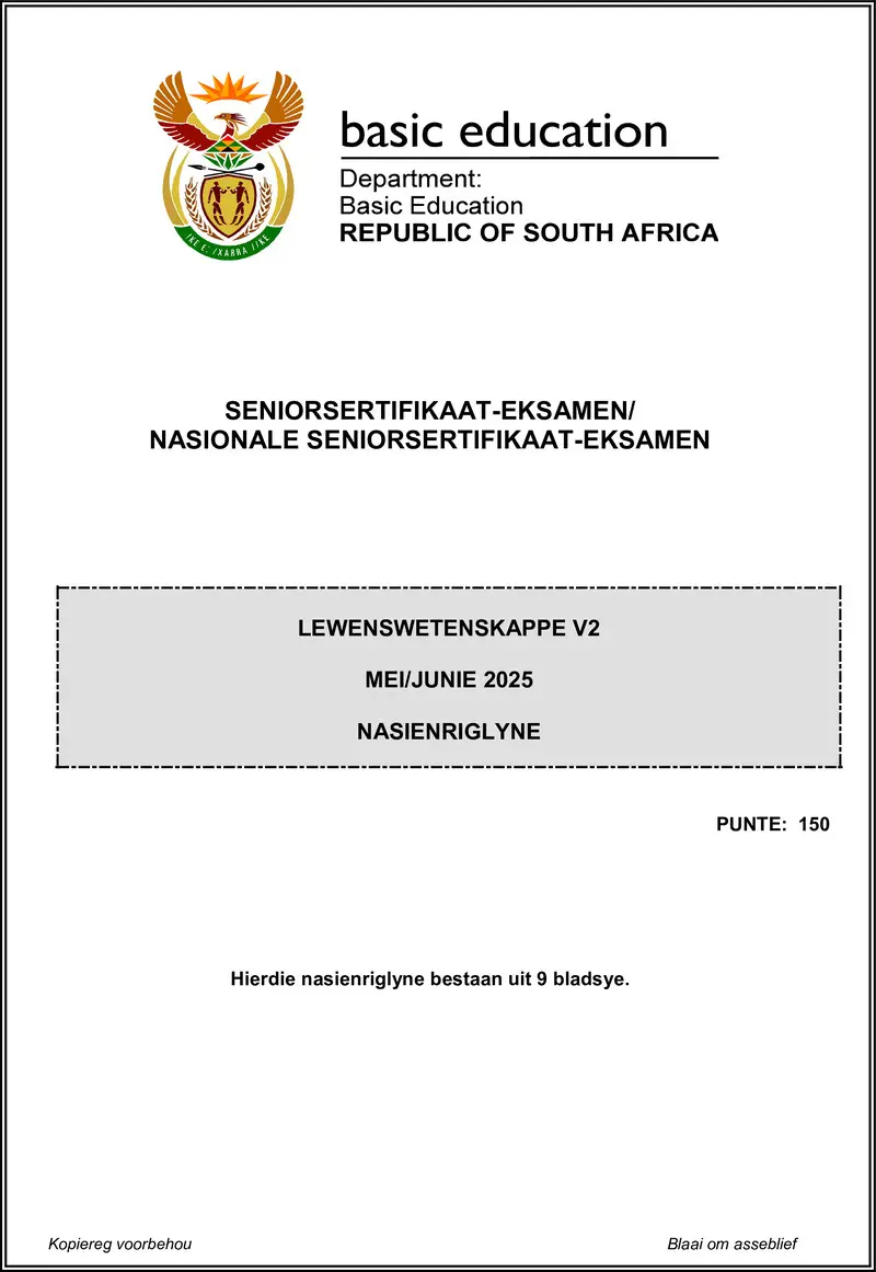 Life Sciences P2 May June 2025 Mg Afr Gr12