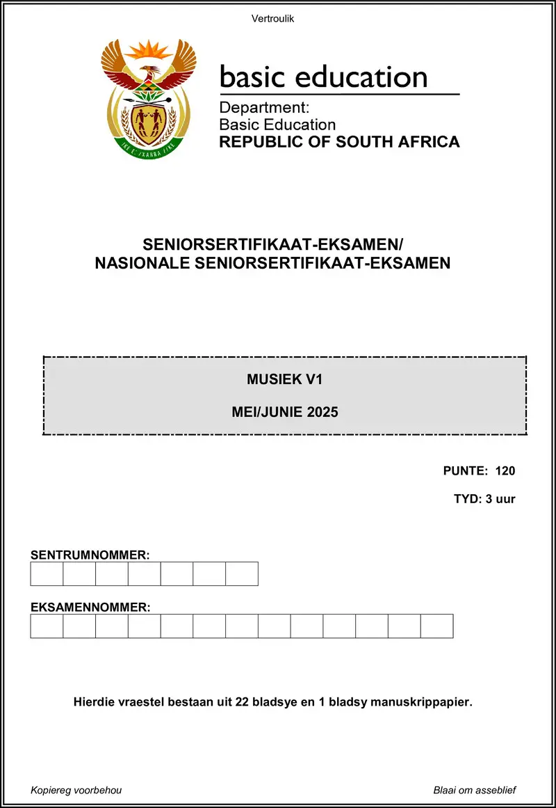 Music P1 May June 2025 Afr Gr12