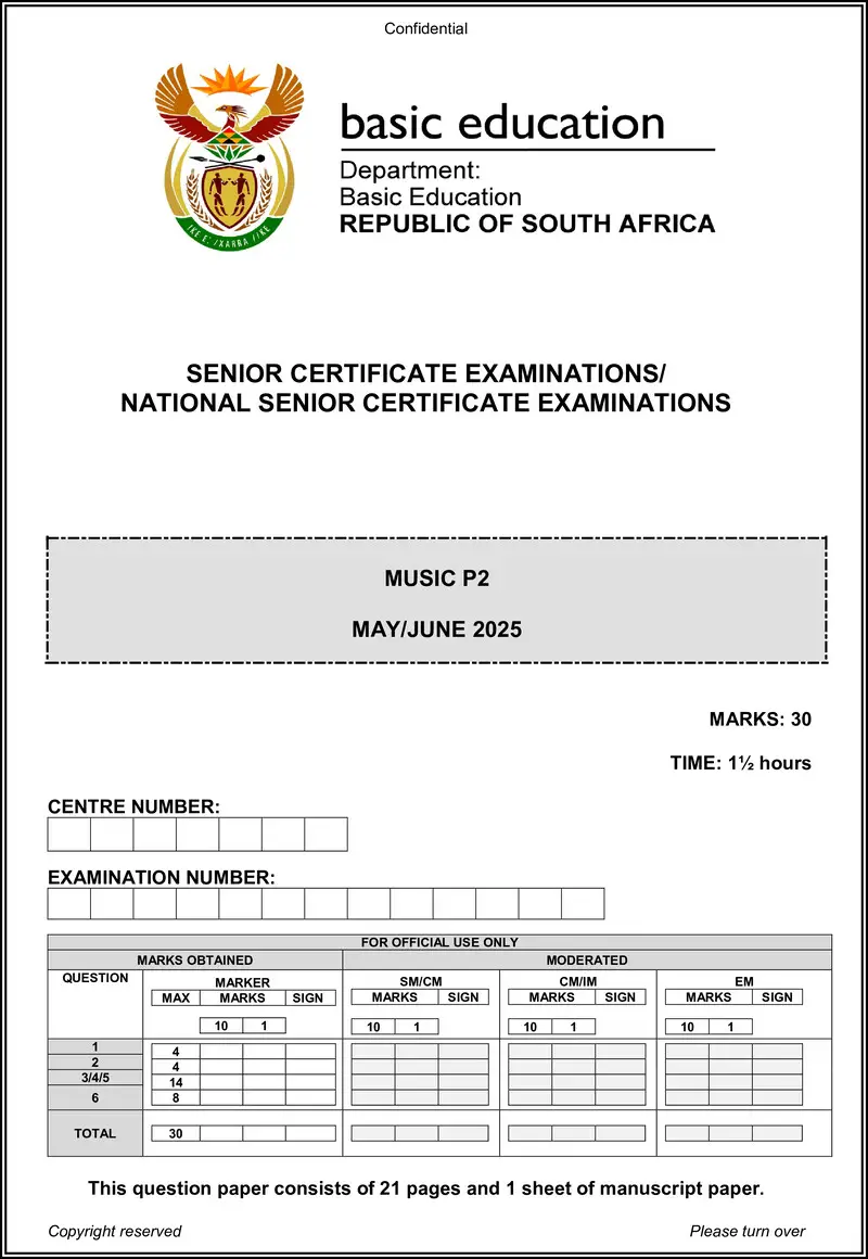 Music P2 May June 2025 Eng Gr12
