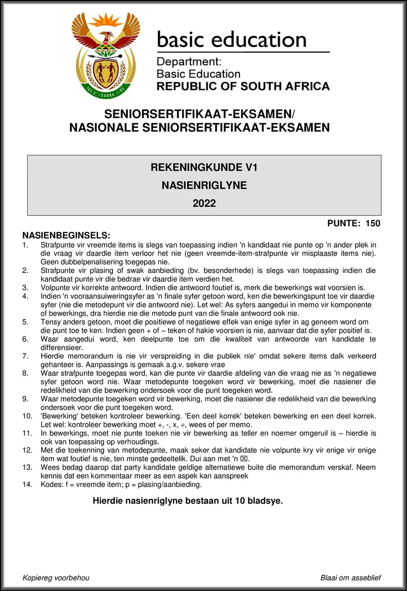 Accounting P1 May June 2022 Mg Afr Gr12