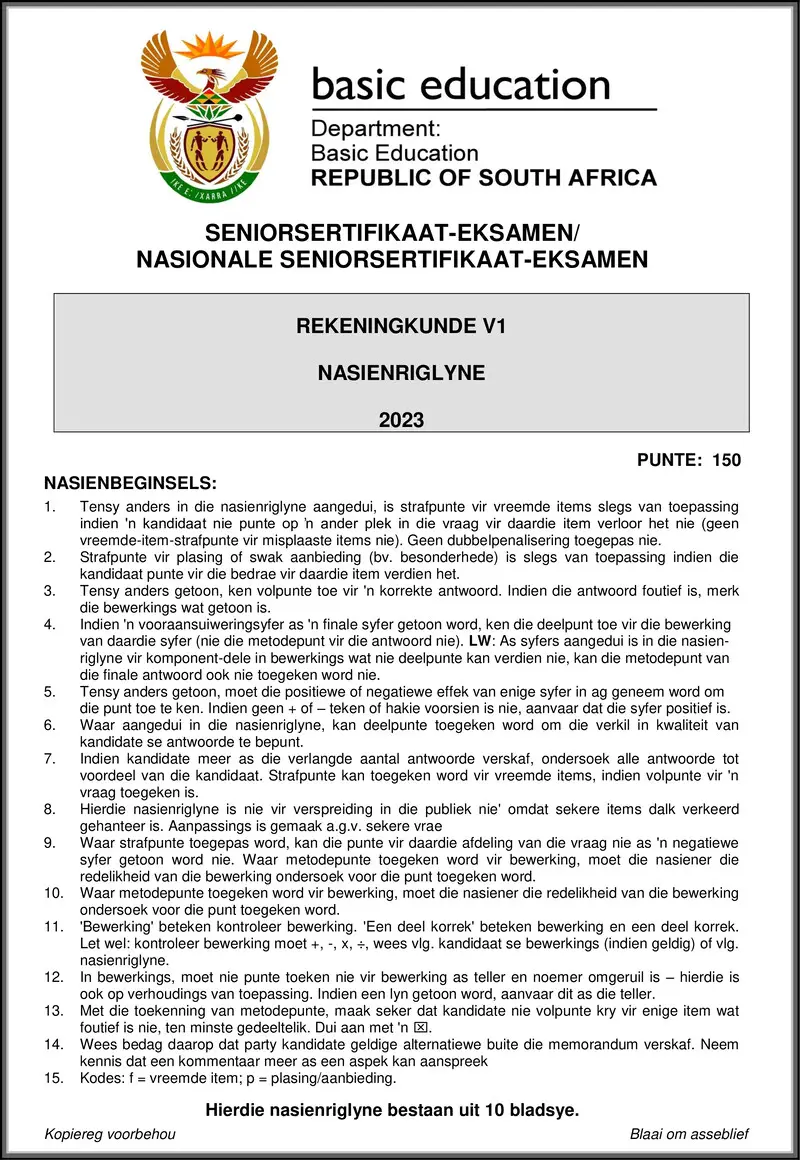 Accounting P1 May June 2023 Mg Afr Gr12