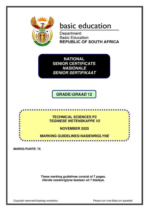 Memo 2 (English And Afrikaans) Gr12