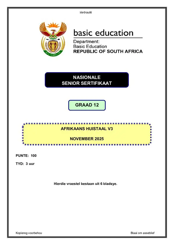 Afrikaans Hl P3
