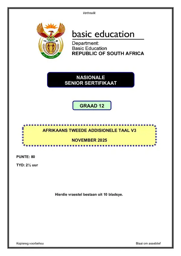 Afrikaans Sal P3