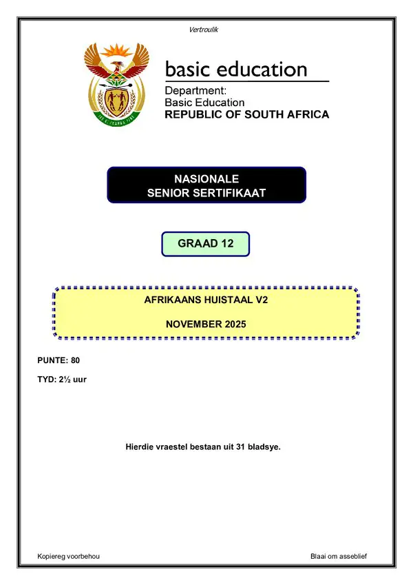 Afrikaans Hl P2