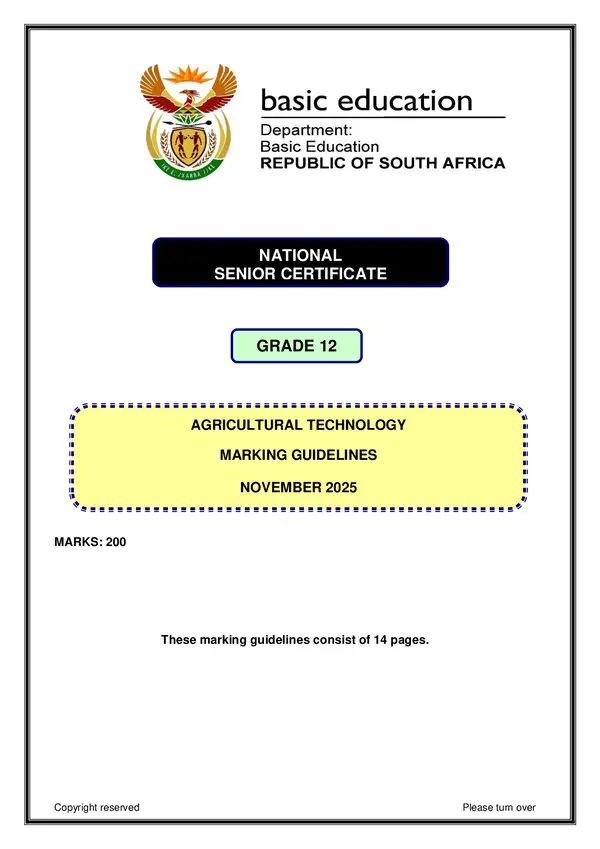 Agricultural Technology Memo 1 (English)