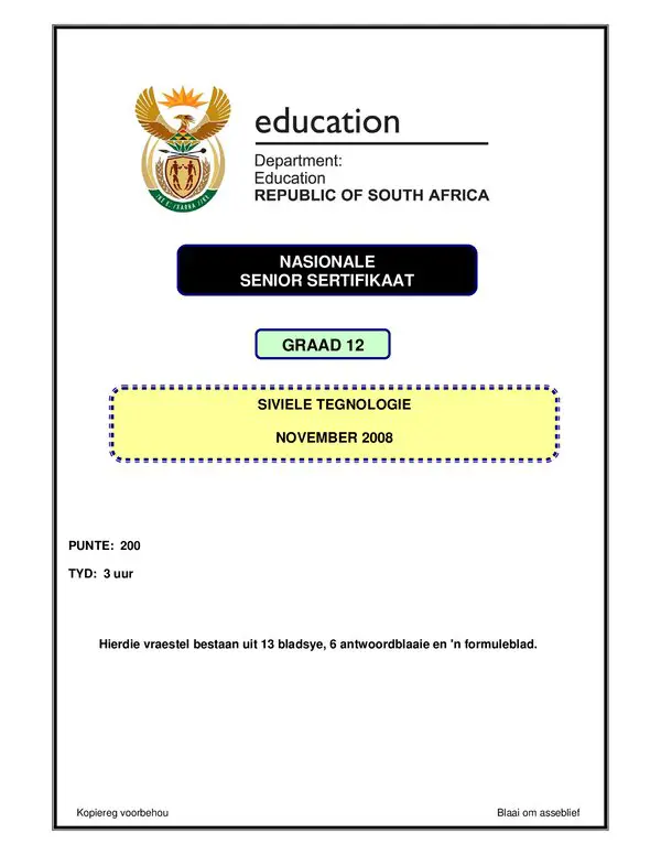 Computer Applicaitons Technology Computer Applications Technology P2 Afrikaans