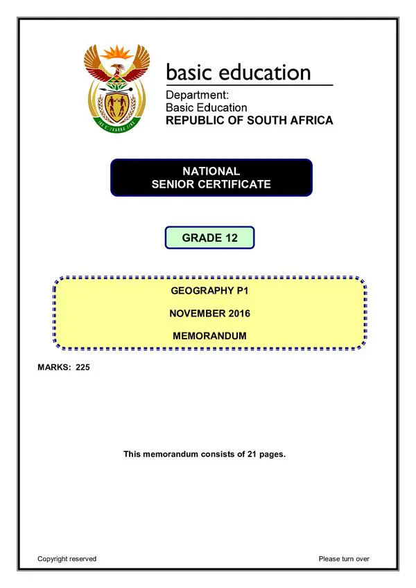 Geography Memo 1 (English)