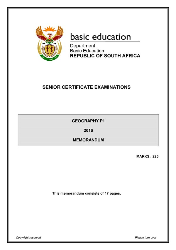 Geography Memo 1 (English)