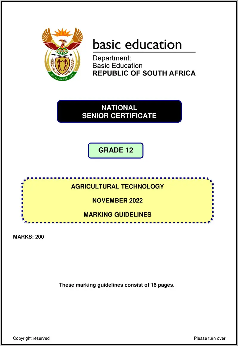 Agricultural Technology Nov 2022 Mg Final Gr12
