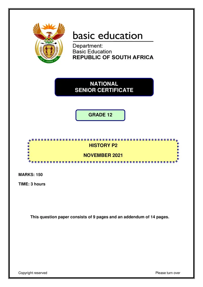 History P2 Nov 2021 Eng Gr12