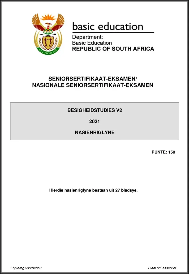 Business Studies P2 May June 2021 Mg Afr Gr12