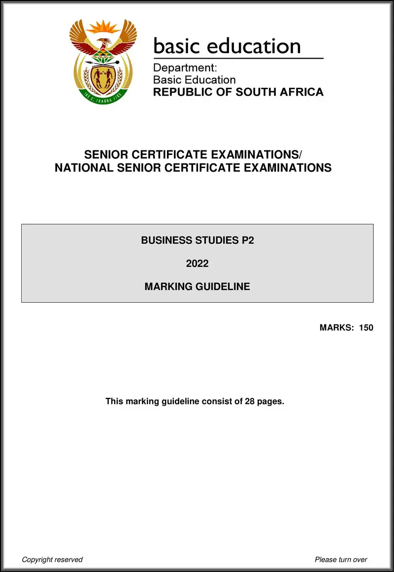 Business Studies P2 May June 2022 Mg Eng Gr12