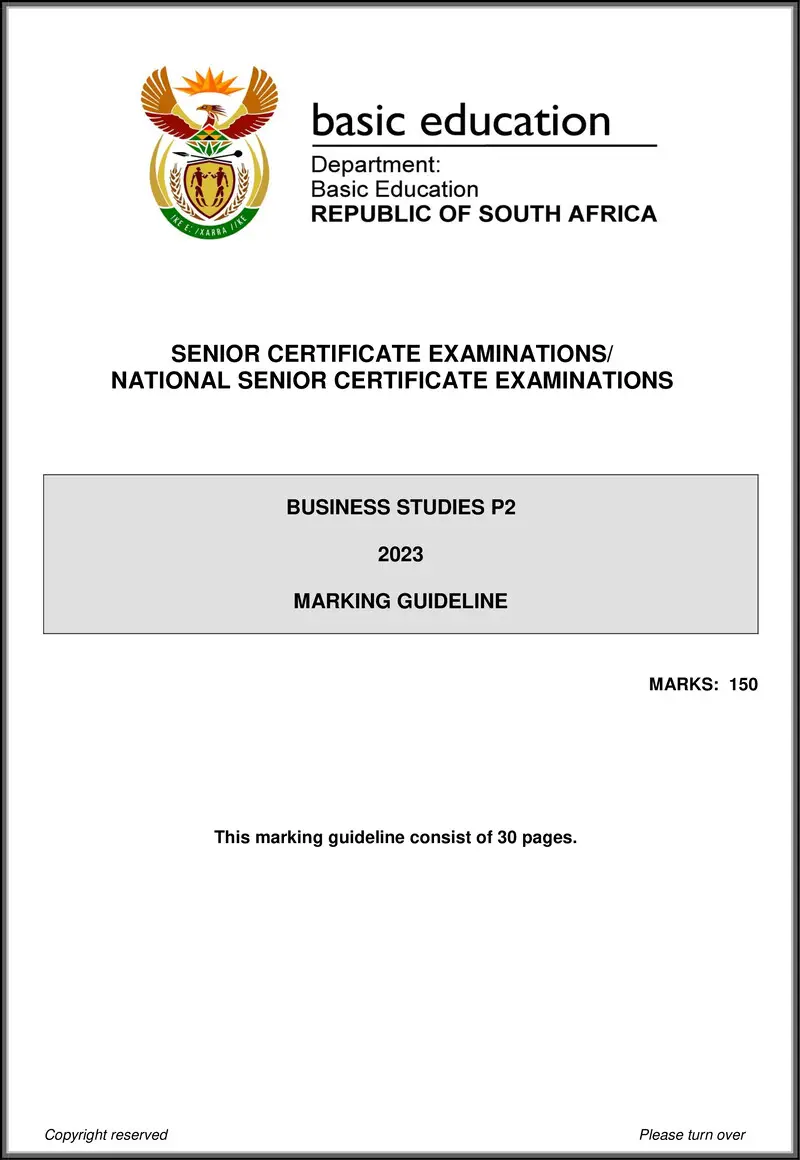 Business Studies P2 May June 2023 Mg Eng Gr12