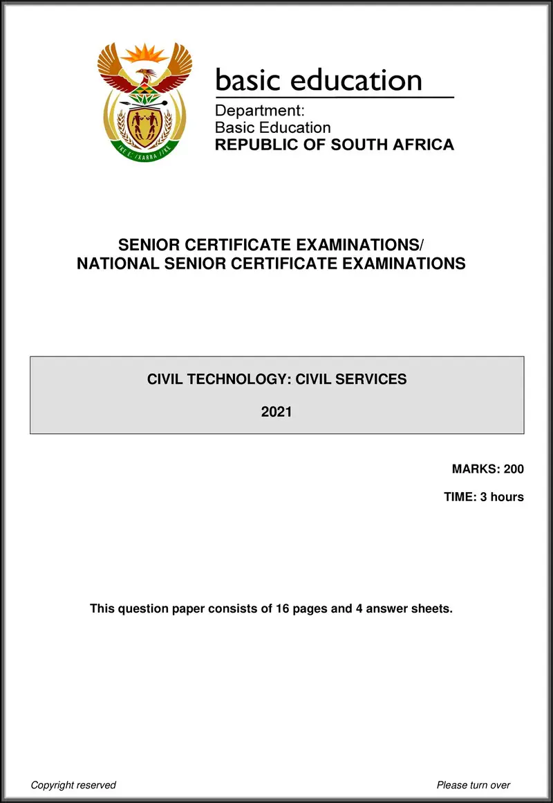 Civil Technology May June 2021 Civil Services Eng Gr12