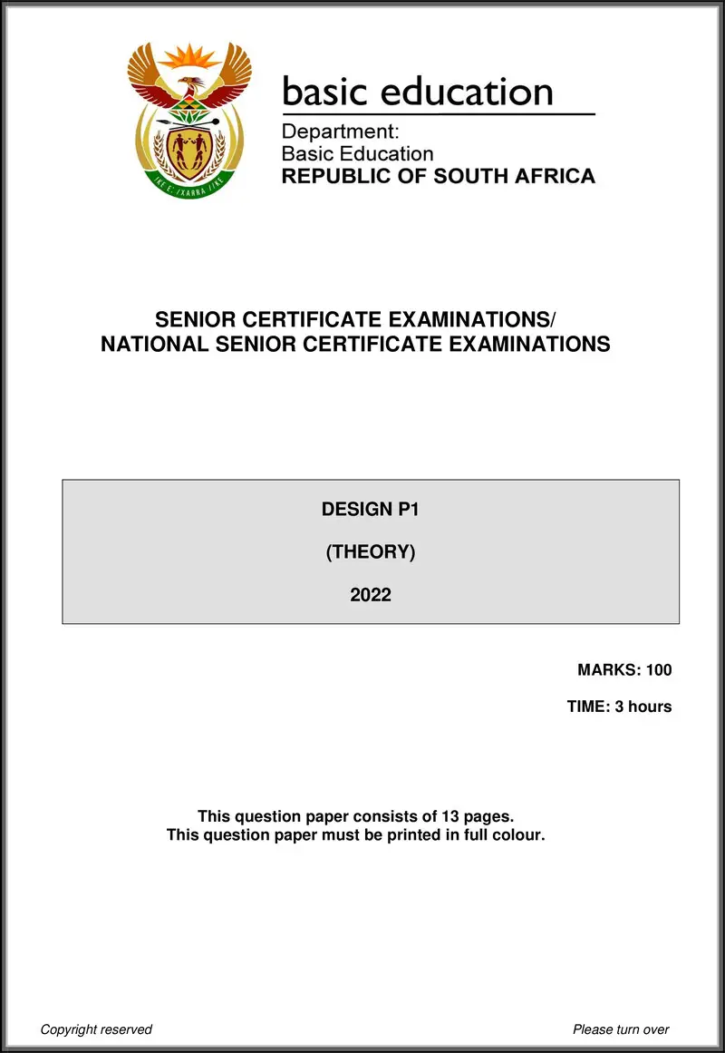 Design P1 May June 2022 Eng Gr12