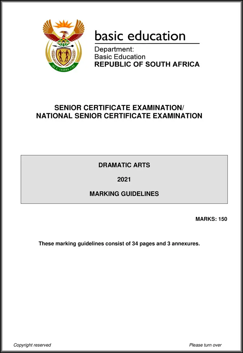 Dramatic Arts May June 2021 Mg Eng Gr12