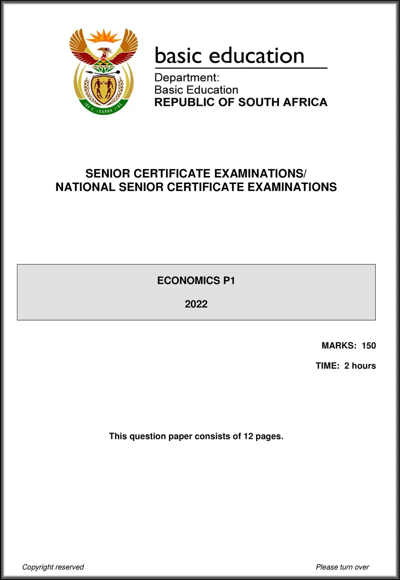 Economics P1 May June 2022 Eng Gr12