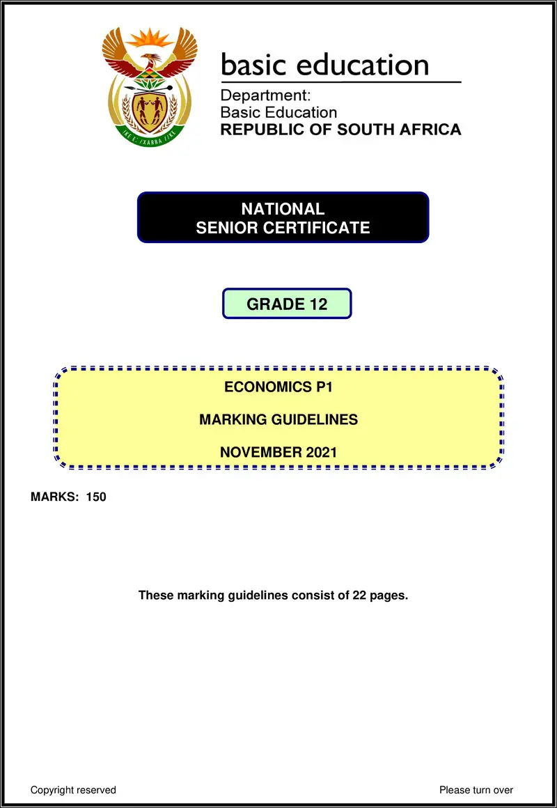 Economics P1 Nov 2021 Mg Eng Gr12