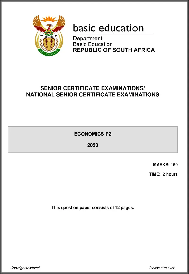 Economics P2 May June 2023 Eng Gr12