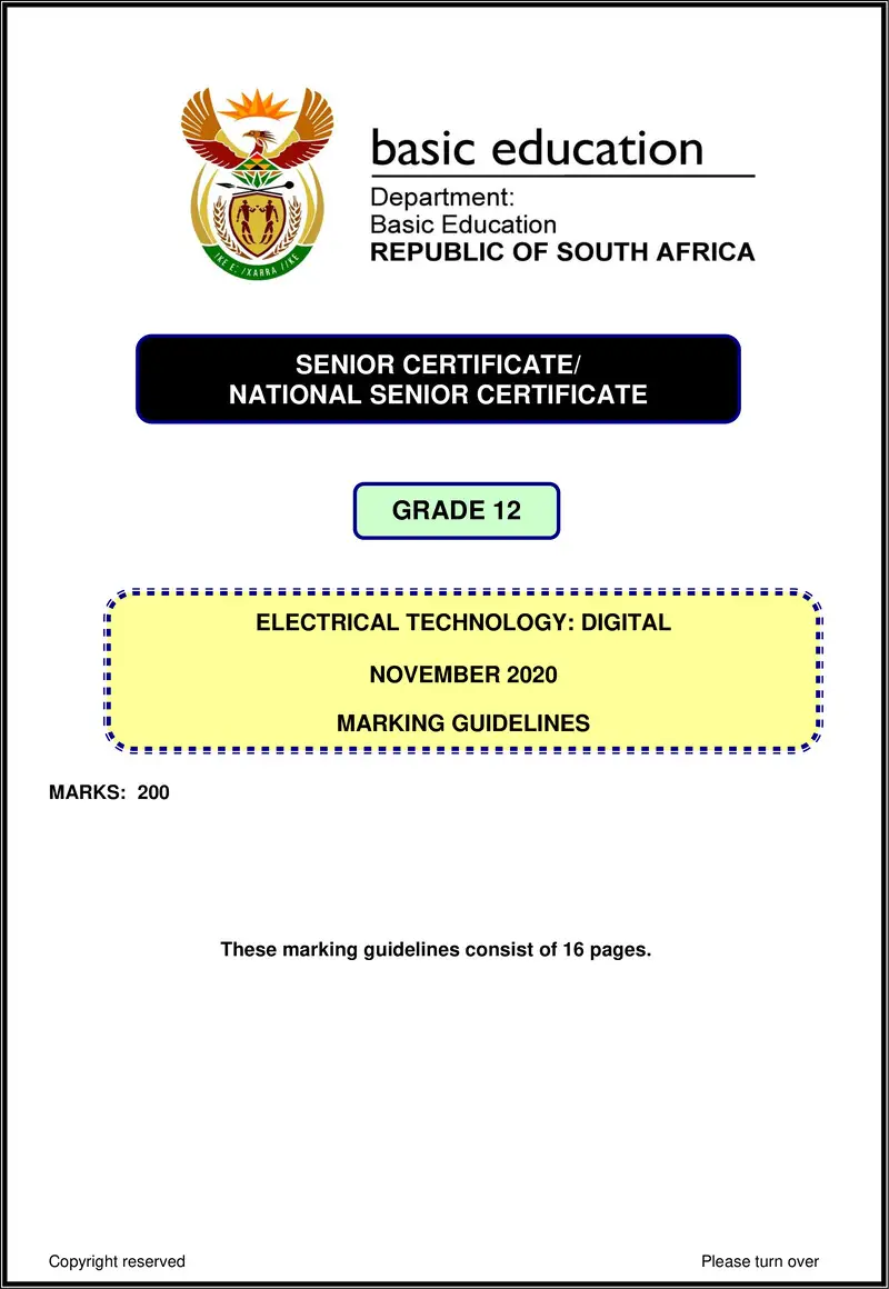 Electrical Technology Nov 2020 Digital Memo Eng Gr12