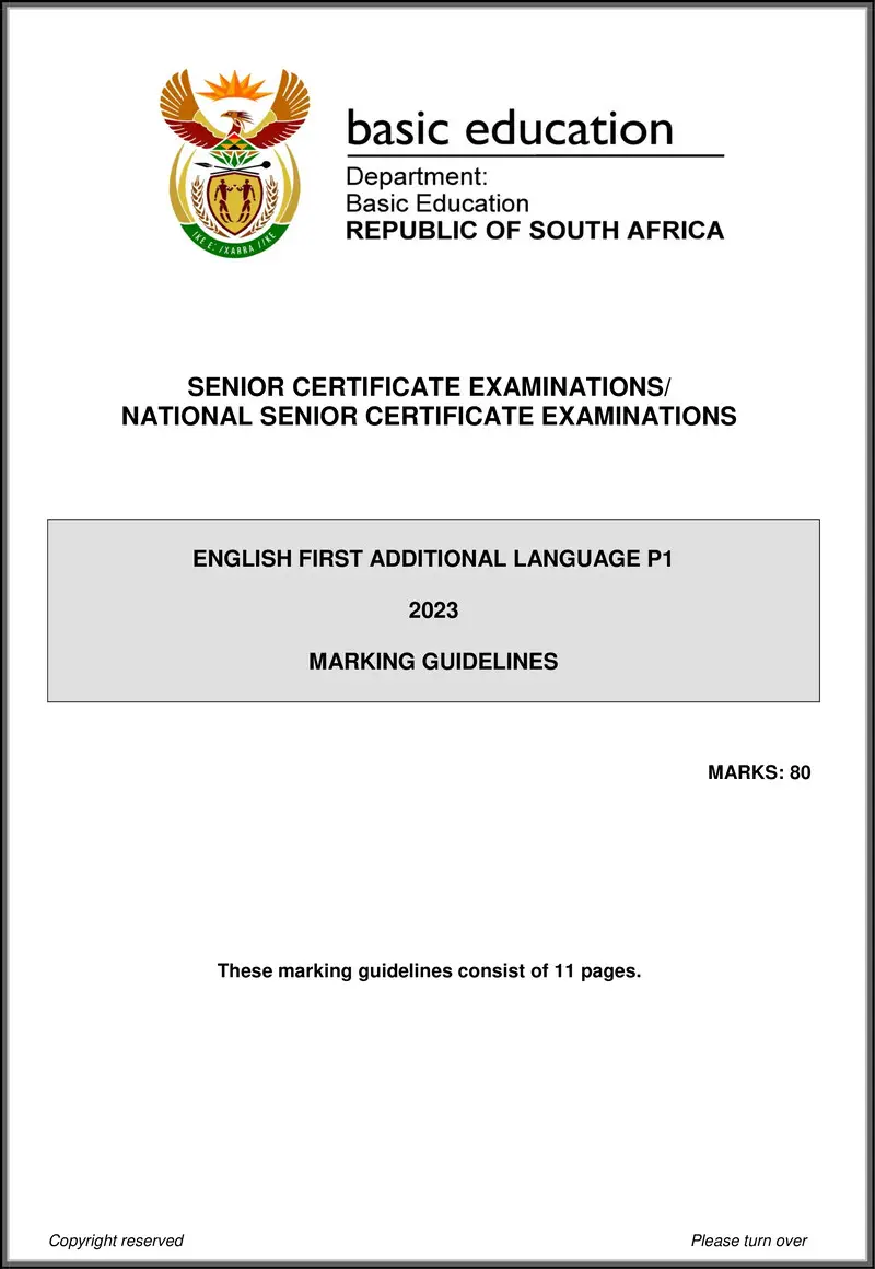 English Fal P1 May June 2023 Mg Gr12
