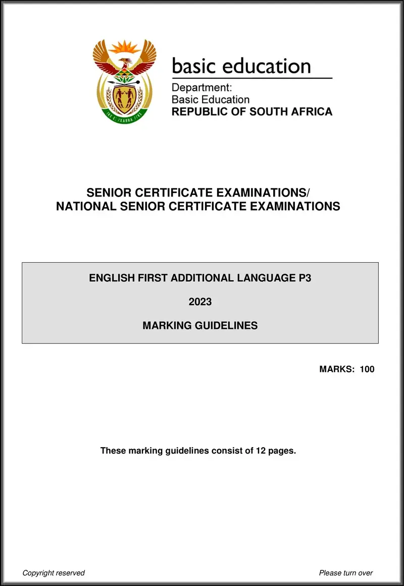 English Fal P3 May June 2023 Mg Gr12