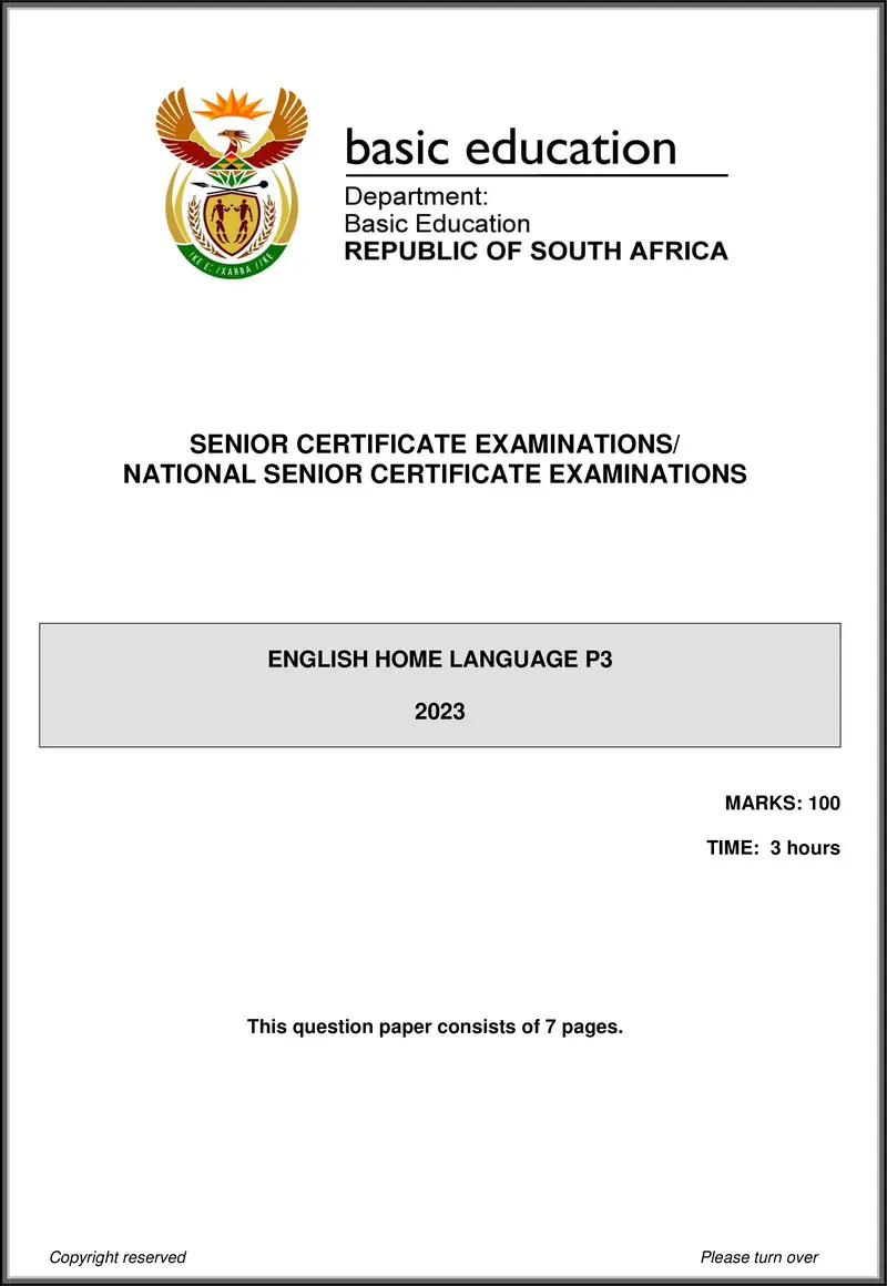 Grade 12 English past paper 2023 – english hl p3 may june 2023 gr12