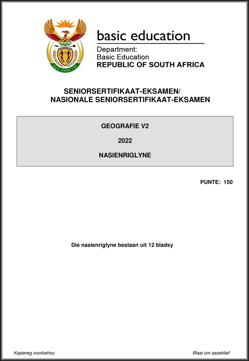 Geography P2 May June 2022 Mg Afr Gr12