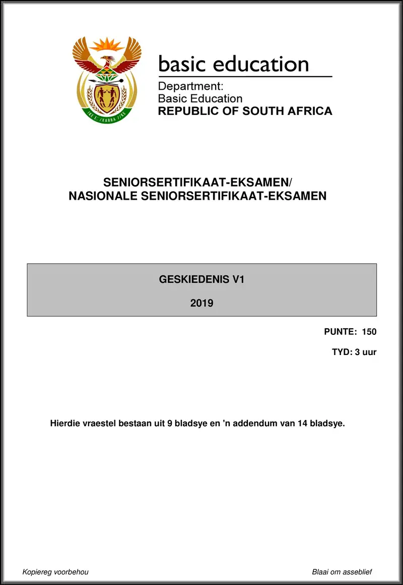 History P1 May June 2019 Afr Gr12