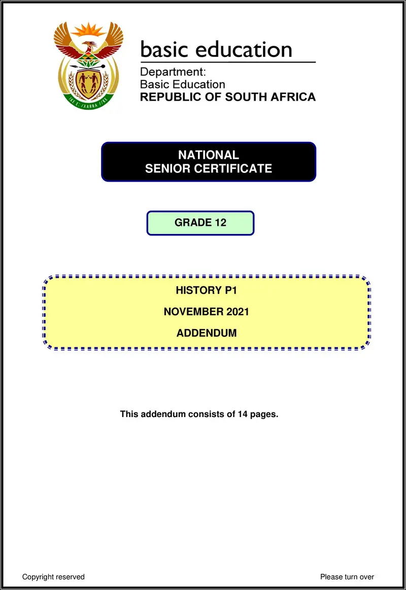 History P1 Nov 2021 Addendum Eng Gr12