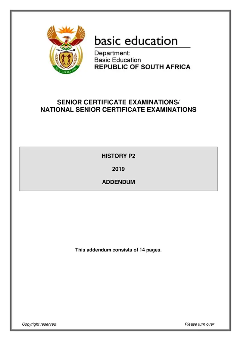 History P2 May June 2019 Addendum Eng Gr12