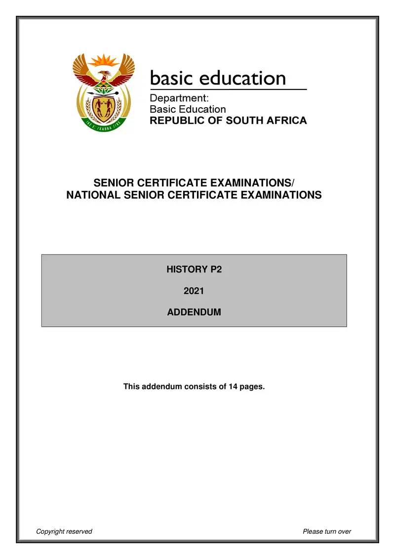 History P2 May June 2021 Addendum Eng Gr12