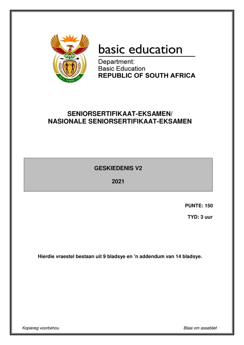 History P2 May June 2021 Afr Gr12