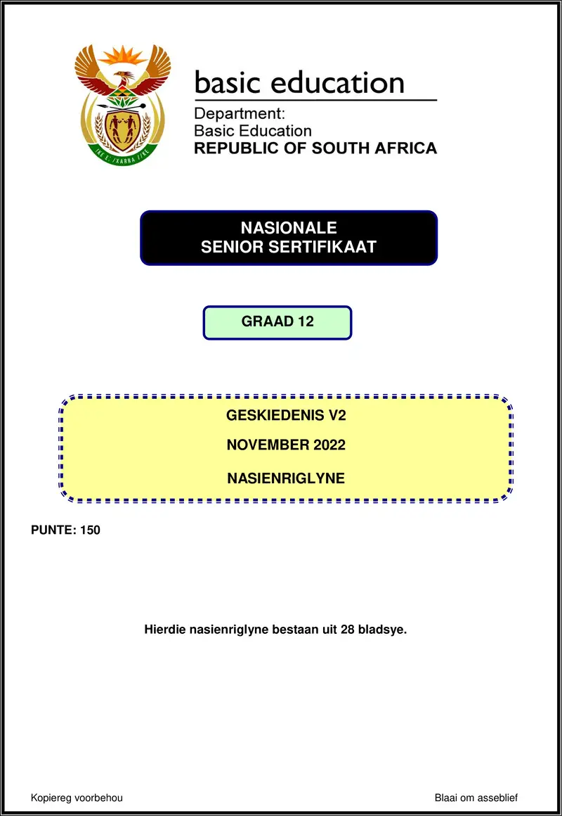 History P2 Nov 2022 Mg Afr Gr12