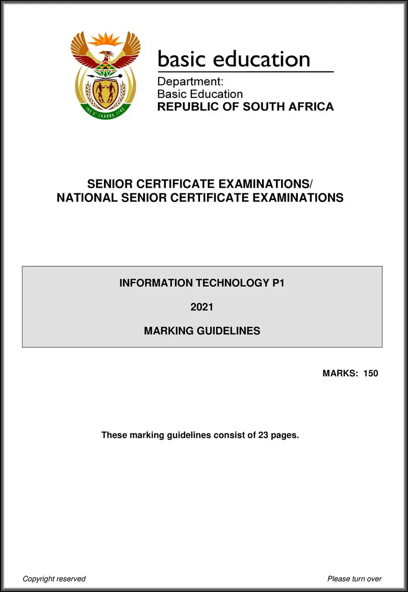 Information Technology P1 May June 2021 Mg Eng Gr12