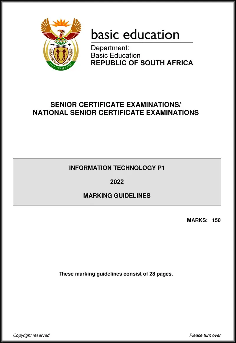 Information Technology P1 May June 2022 Mg Eng Gr12