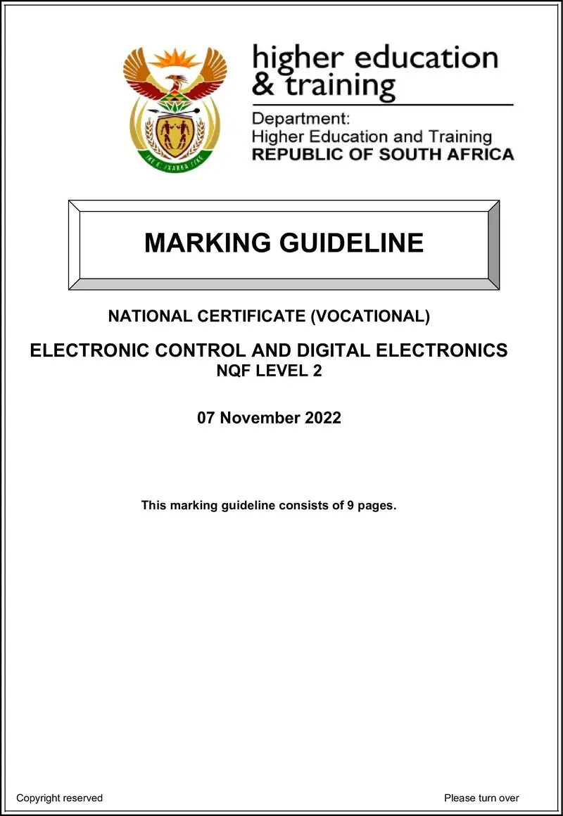 Nc960 Electronic Control And Digital Electronics L2 Memo Nov 2022