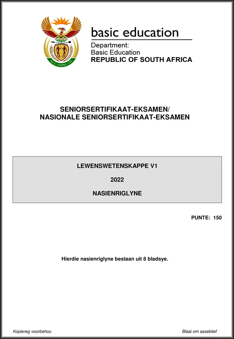 Life Sciences P1 May June 2022 Mg Afr Gr12