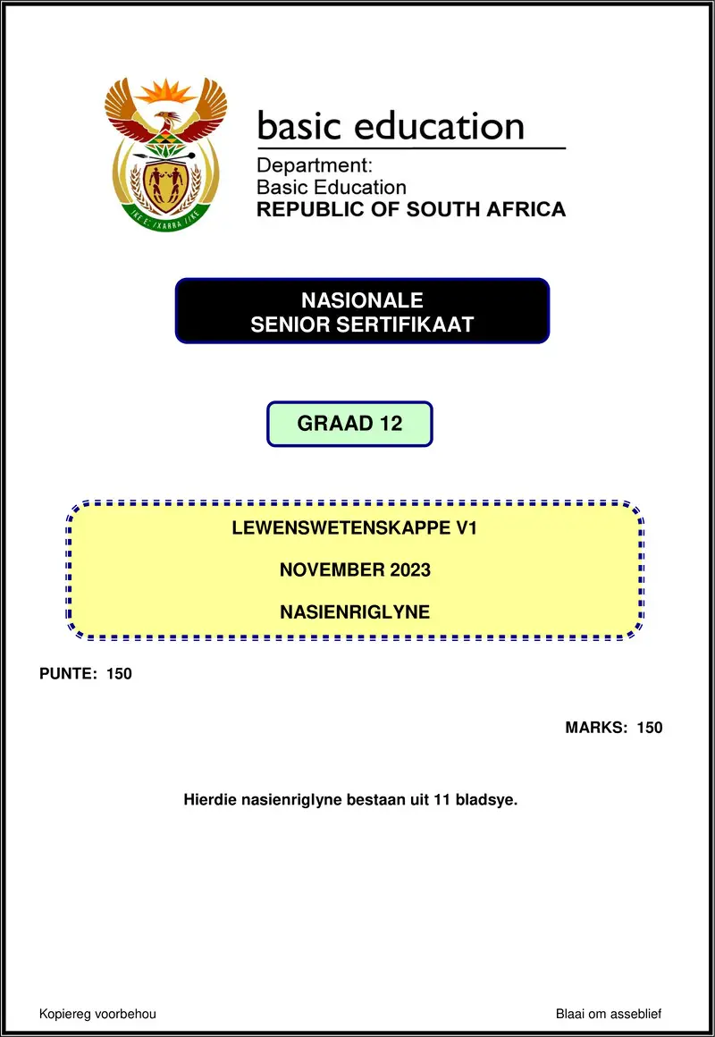 Life Sciences P1 Nov 2023 Mg Afr Gr12